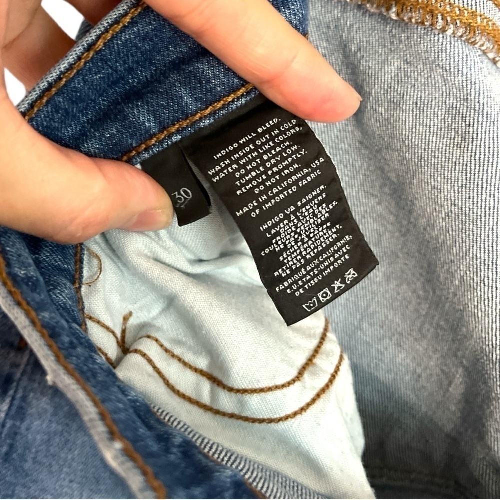 J Brand Cropped Ellis blue size 30 GUC - Picture 4 of 4